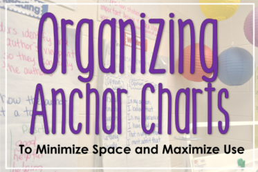 Read this post for tips for organizing anchor charts in upper elementary grades. These tips help minimize your wall space and maximize student use of the anchor charts.