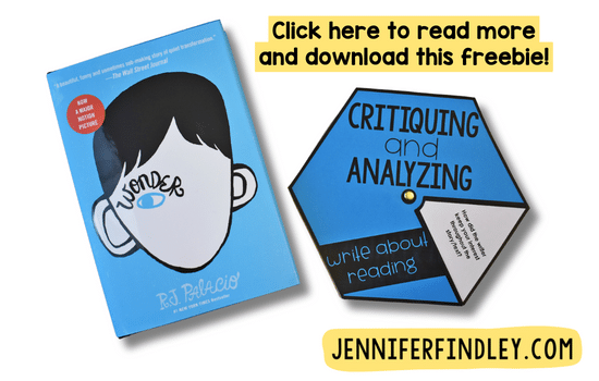 Grab this FREE reader’s response wheel to get your students critiquing and analyzing the books they read.