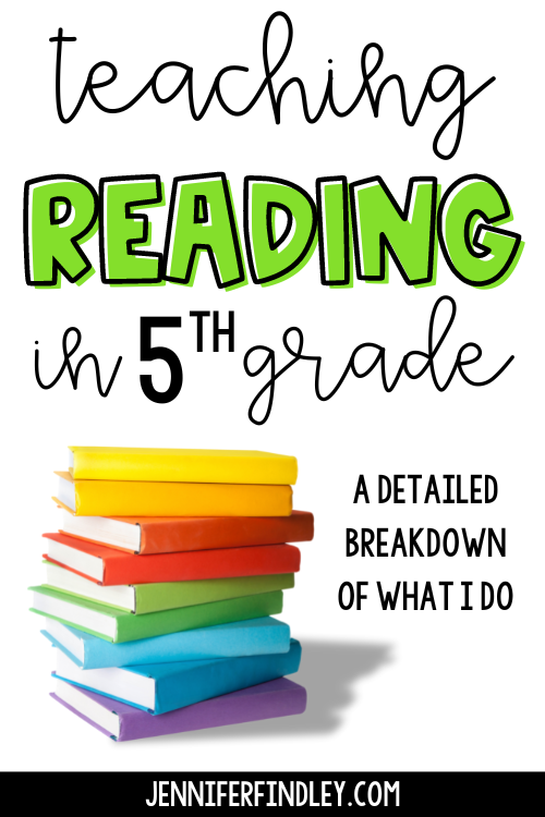 This post breaks down how one teacher teaches reading in 5th grade and how her reading block is structured, including the materials and resources used to implement rigorous and engaging reading instruction.