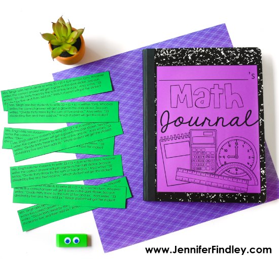 Math journal prompts are a great way to get your students writing in math. Read more tips and grab freebies on this post.