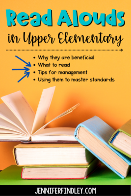 Read alouds in upper elementary grades are so powerful for engagement and mastery of reading skills. Read reasons why read alouds are beneficial and tips for implementing these in your classroom on this post.