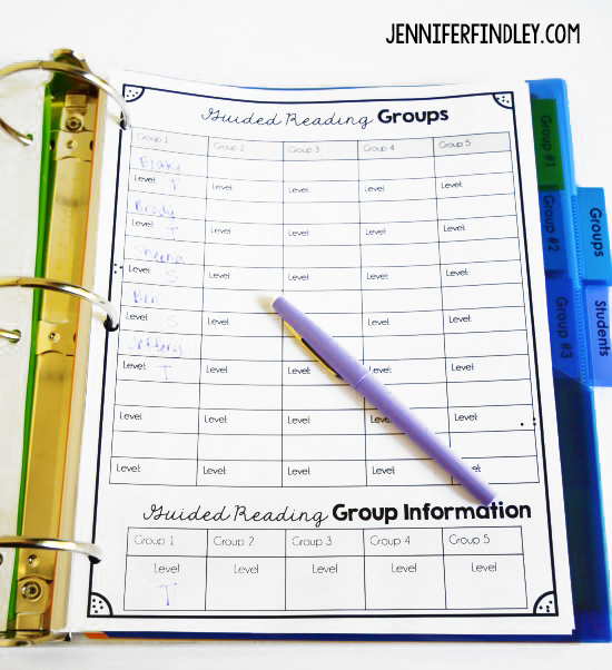 Organize your guided reading binder with these FREE forms. These forms will help you make your groups, schedule your groups, and keep track of group data and progress.