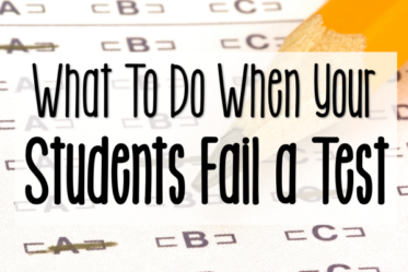 Read this post to learn tips for what to do when students fail a test. Tips include analyzing the assessment and the data as well as next steps for instruction.