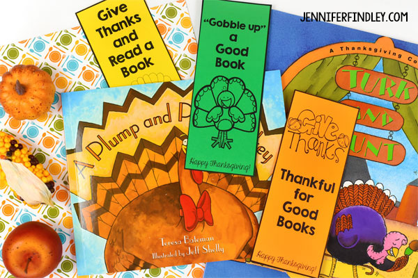 Free Thanksgiving bookmarks! Check out this post for Thanksgiving activities for math, literacy, and more! A few free Thanksgiving activities included!