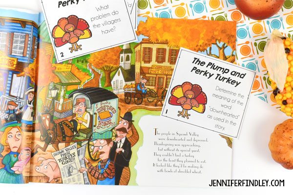 Thanksgiving Read Alouds for Upper Elementary with FREE Printables! These read alouds are light and fun, and the free activities are perfect for sneaking in some literacy practice in an engaging way.