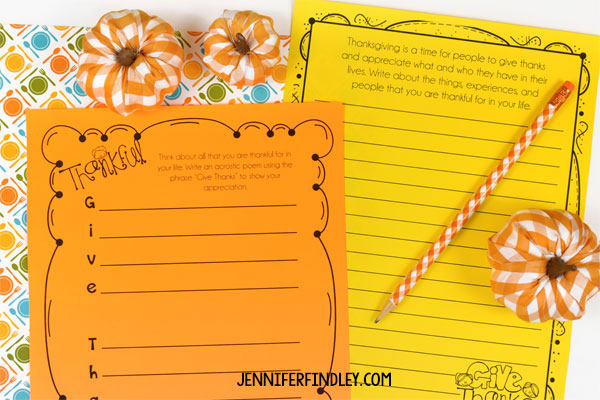 FREE Thanksgiving Writing Prompts!