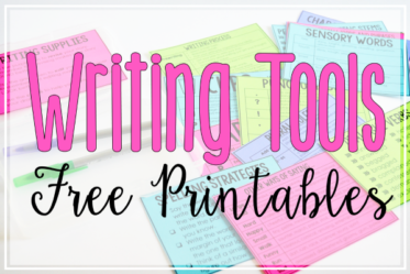 FREE writing printables to use in interactive writing notebooks or in writing toolkits.