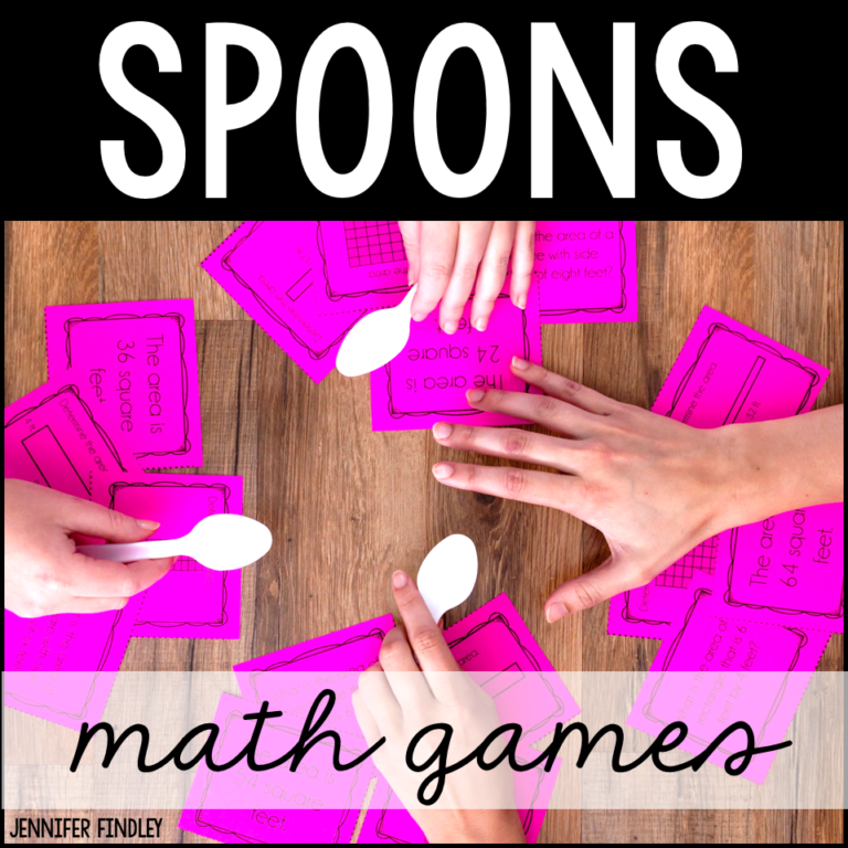 Playing Spoons in the Classroom {Highly Engaging Review Game}