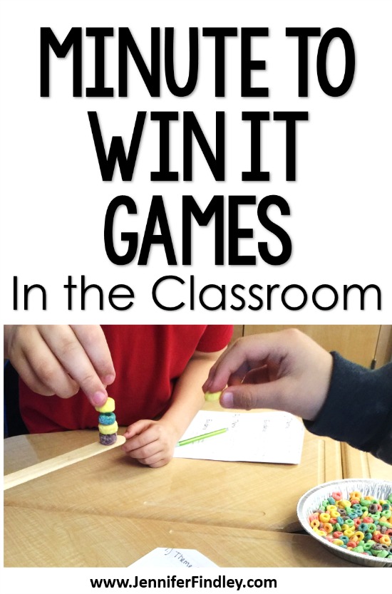 This article shares three ways to use minute to win it games in the classroom and some resources to find some games to use.
