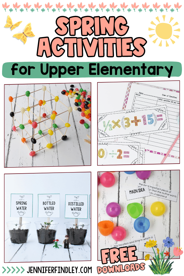 April and May are the perfect months to incorporate engaging and rigorous spring activities to motivate your students (and sneak in some test prep). This post shares several freebies and other resources for upper elementary.
