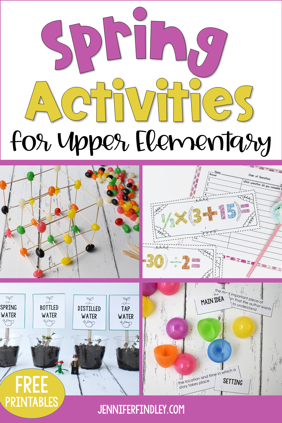April and May are the perfect months to incorporate engaging and rigorous spring activities to motivate your students (and sneak in some test prep). This post shares several freebies and other resources for upper elementary.