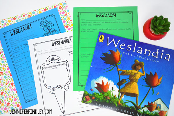 These spring read alouds are perfect for upper elementary grades. This post shares free reading activities for each read aloud. The free reading activities cover several key reading skills for 4th and 5th grade using the spring picture books.