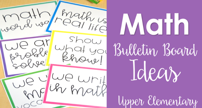 Math Bulletin Boards for Upper Elementary - Teaching with Jennifer ...