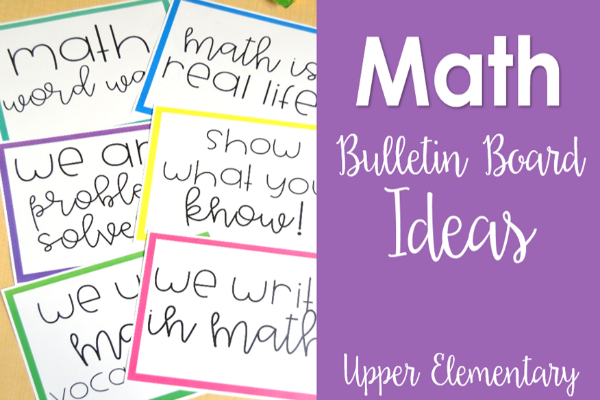 high school math bulletin board ideas