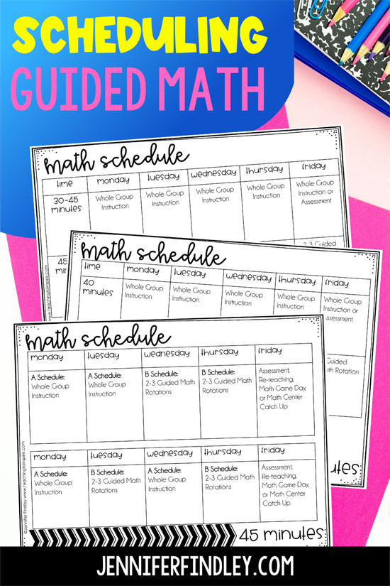 Have you ever struggled with fitting everything in your guided math block? Read this article for different types of scheduling you can use for your math block. Multiple options for multiple time frames are shared.
