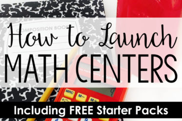 Do you want your guided math centers running smoothly from the start of the year to the end of the year? *raises hand*. Then, you need a strong launch. This post looks at important guidelines to follow when you launch guided math centers in your classroom AND links to example sequences for launching as well as FREE starter packs for grades 3-5.