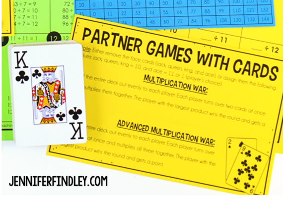 Free math facts take home kits to help your upper elementary students master their multiplication and division facts, without taking up classroom time.