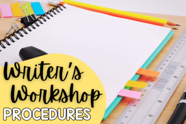 Check out this post for writer's workshop procedures for upper elementary grades.