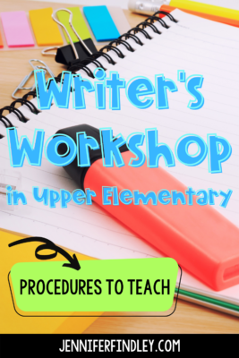 Procedures to teach in Writer's Workshop for grades 3-5.