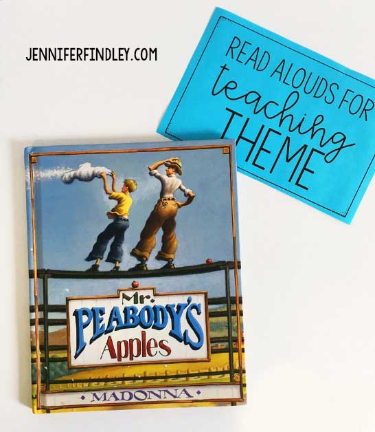 If you are looking for theme mentor texts or read alouds for teaching theme, definitely check out this post. It shares six read alouds with brief summaries and a list of possible themes for each. The post also shares ideas and guidelines for using the read alouds to teach theme.