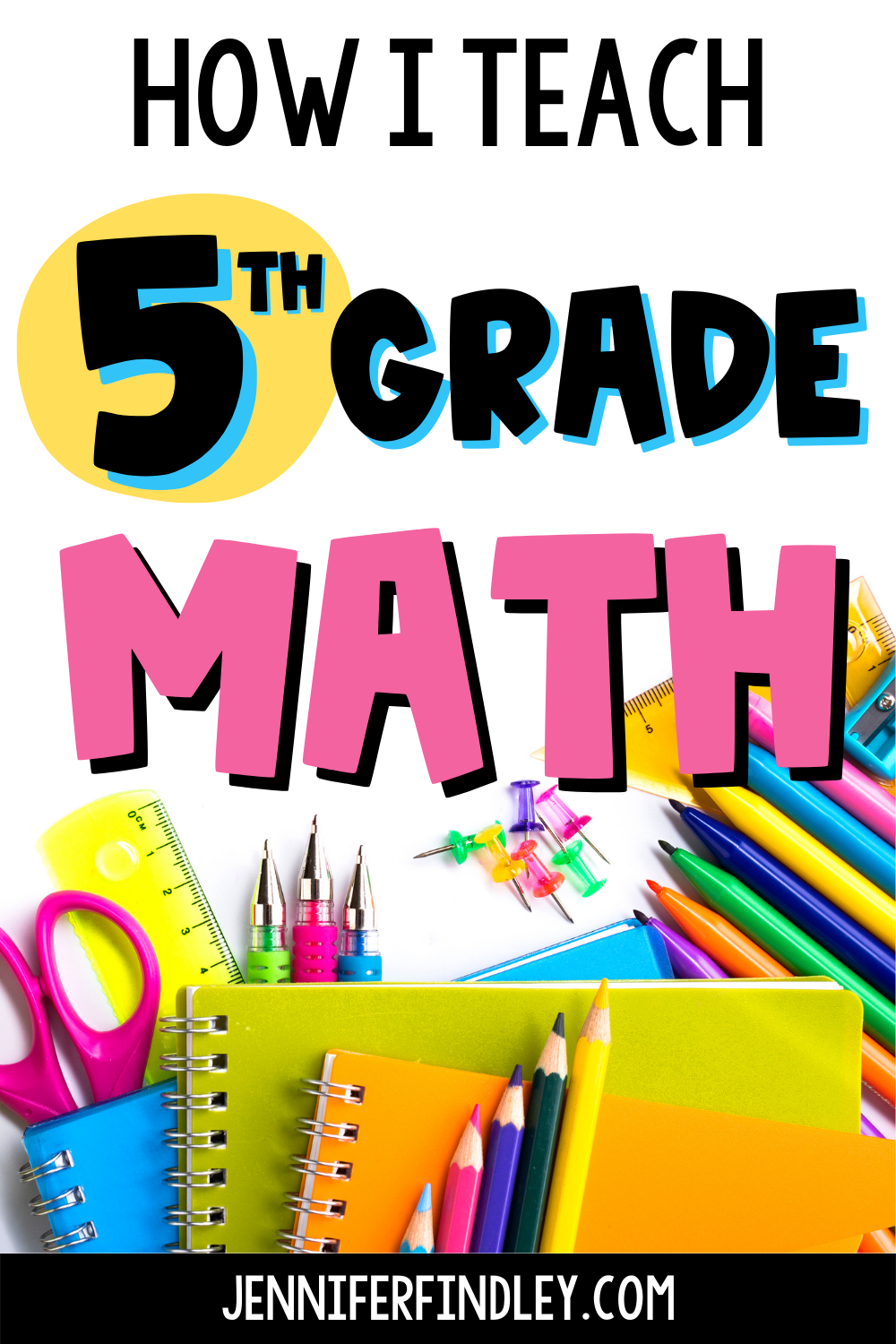 How I Teach Math in 5th Grade - Teaching with Jennifer Findley