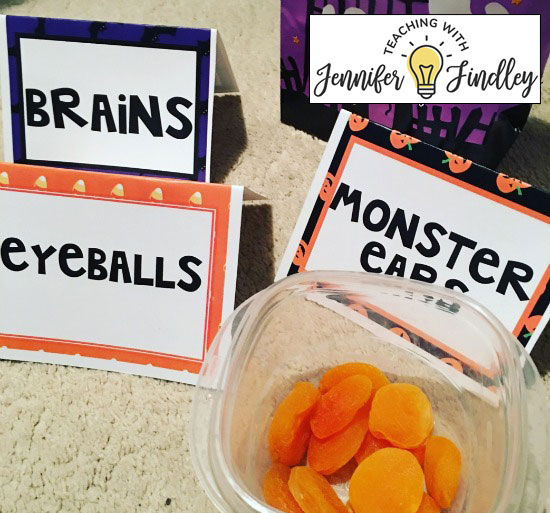 I’ve always wanted to do this Halloween activity with my students, but the idea of making the mystery boxes was daunting. I switched to Halloween bags and it was so much easier to prep and execute. Read more and grab the table tent labels on this post.
