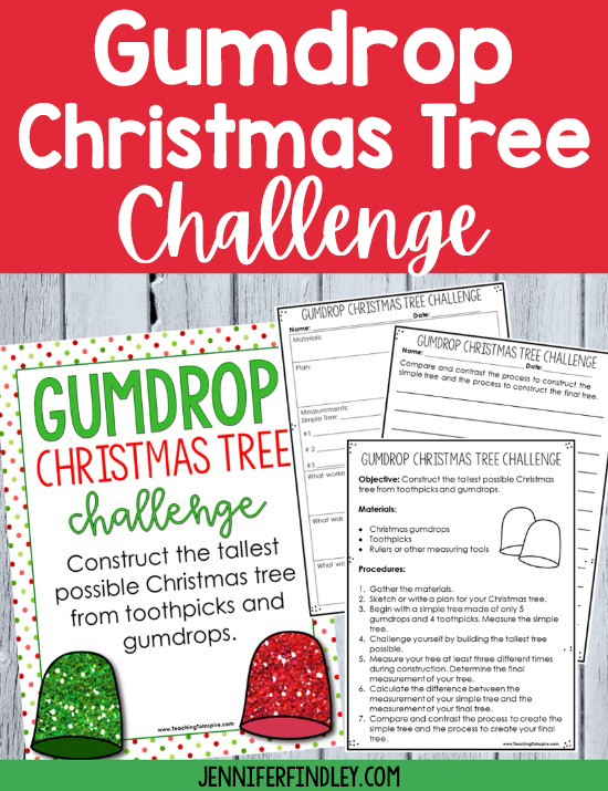 This Christmas STEM activity is sure to engage your students and get them thinking (and using math). Click to read more and download the free printables to try this Christmas engineering activity with your students.