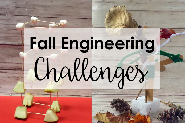 Fall Engineer Activities with directions and free printables! These engineering activities are perfect for upper elementary classrooms. Use the holidays and seasons to sneak in those valuable engineering tasks that promote creativity, teamwork, critical thinking, and so much more!