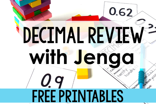 free decimals game jenga decimal review teaching with jennifer findley