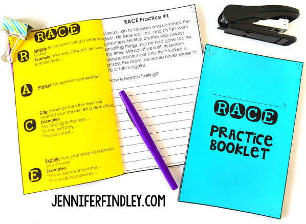 Using the RACE strategy is an effective way to help students answer constructed response reading questions. Grab these FREE Restate the Question puzzles on this post.