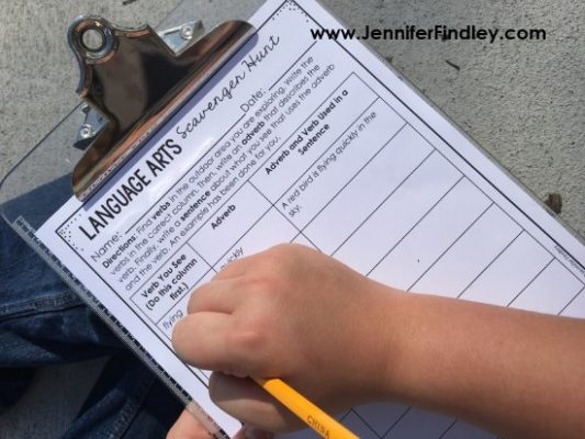 Outdoor Learning Activities for Upper Elementary - Teaching with ...