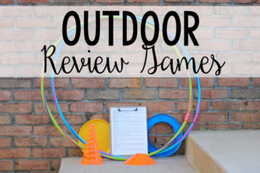 Taking students outside for review games and activities is the perfect way to mix things up and engage your students! This post shares five different engaging outdoor review games and ideas that are perfect for upper elementary students.