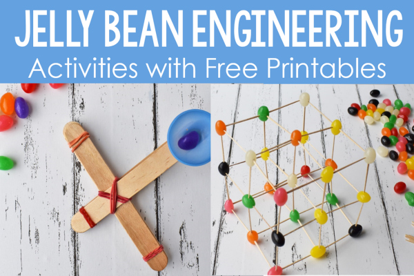 These spring engineering activities with jelly beans are engaging for the students, allow them to problem solve, and practice math skills.