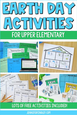 Earth Day Activities for Upper Elementary - Teaching with Jennifer Findley