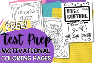 FREE testing motivational quotes coloring pages. Use these motivational quotes for testing to encourage your students before and during testing days.