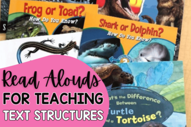 Teaching text structures in 5th grade is a lot of fun! Check out this post for my go-to read alouds and other tips and resources for teaching text structures.