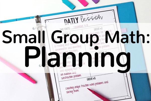 Small Group and Intervention Math Kit - Lesson Planning - Student