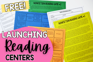 Launch your reading centers with these games and activities for upper elementary.