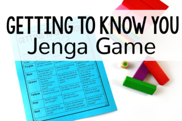 Your students will love this getting to know you activity using Jenga! Such a fun back to school activity to help students get to know more about their classmates!