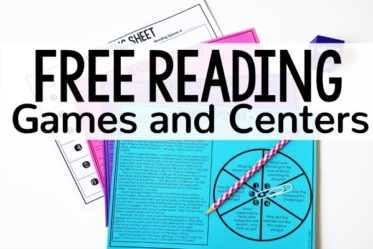 Free Reading Games and Activities for Launching Reading Centers