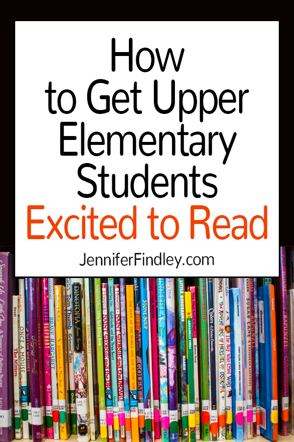 If you teach 4th or 5th grade readers, definitely check out this post for lots of practical ideas to get your students excited to read.