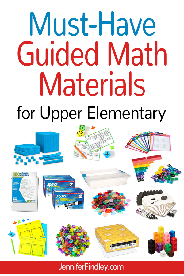 Must-Have Guided Math Materials for Upper Elementary