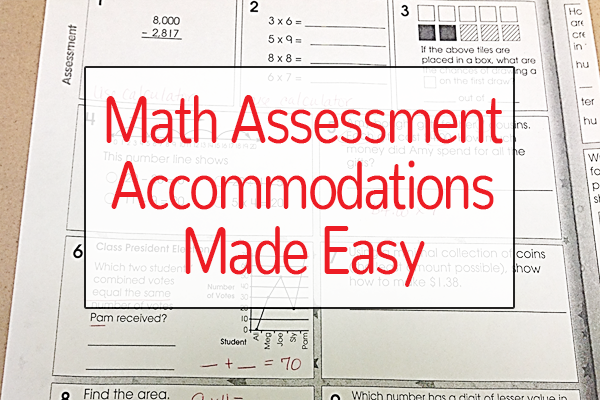 math problem solving accommodations