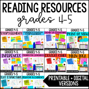 Free Reading Posters (4th-5th Grade) - Teaching with Jennifer Findley