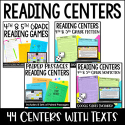 Free 4th and 5th Grade Reading Activities - Teaching with Jennifer Findley