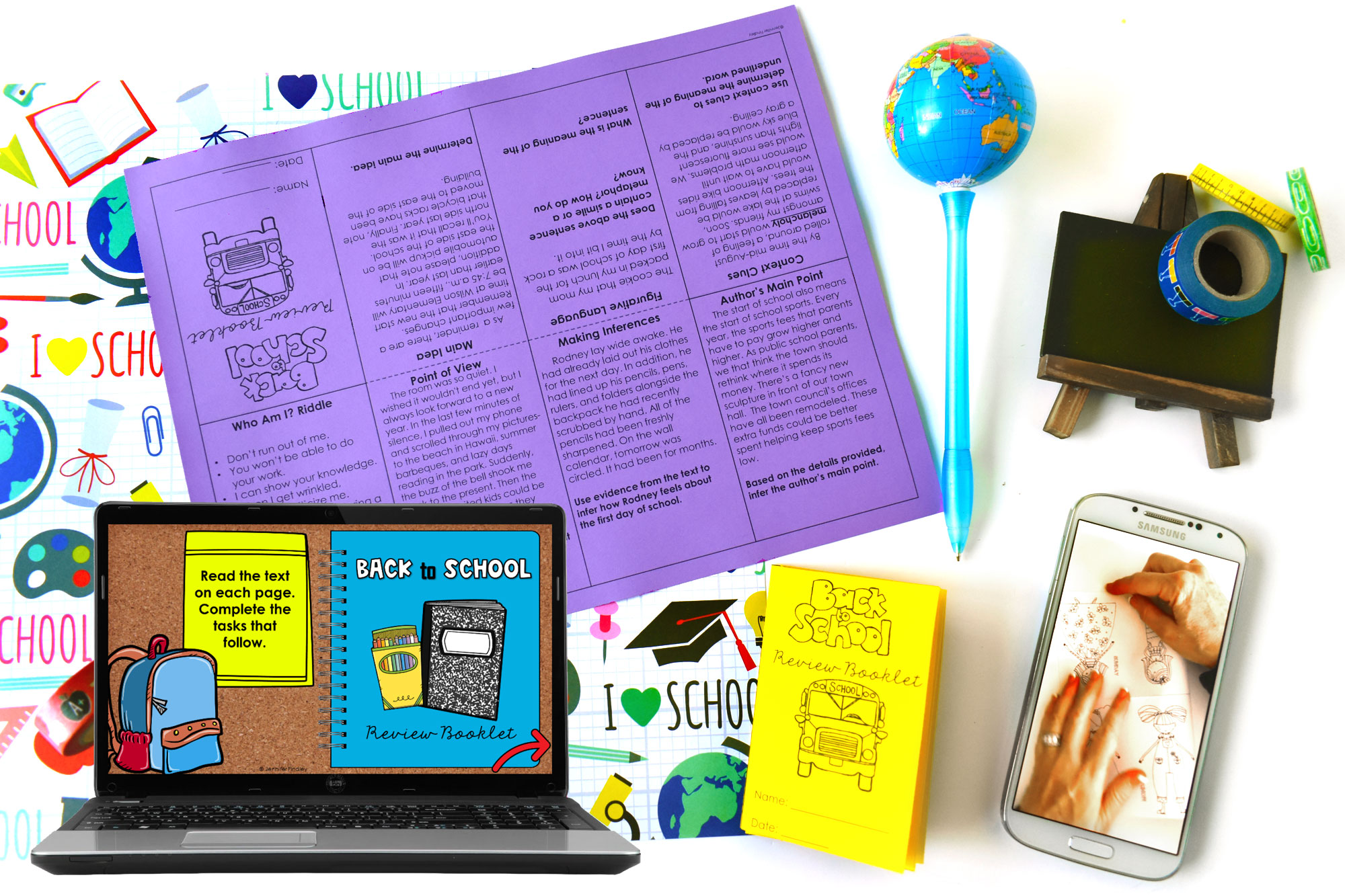 Back To School Literacy Review Mini Booklet Teaching With Jennifer back-to-school-literacy-review-mini-booklet-teaching-with-jennifer