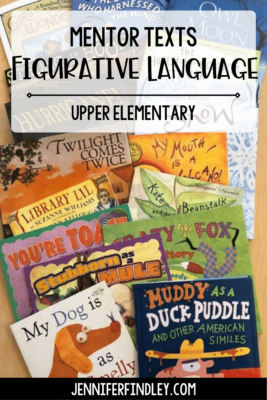 Teaching figurative language in 5th grade is a lot of fun! Check out this post for my go-to read alouds and other tips and resources for teaching figurative language.