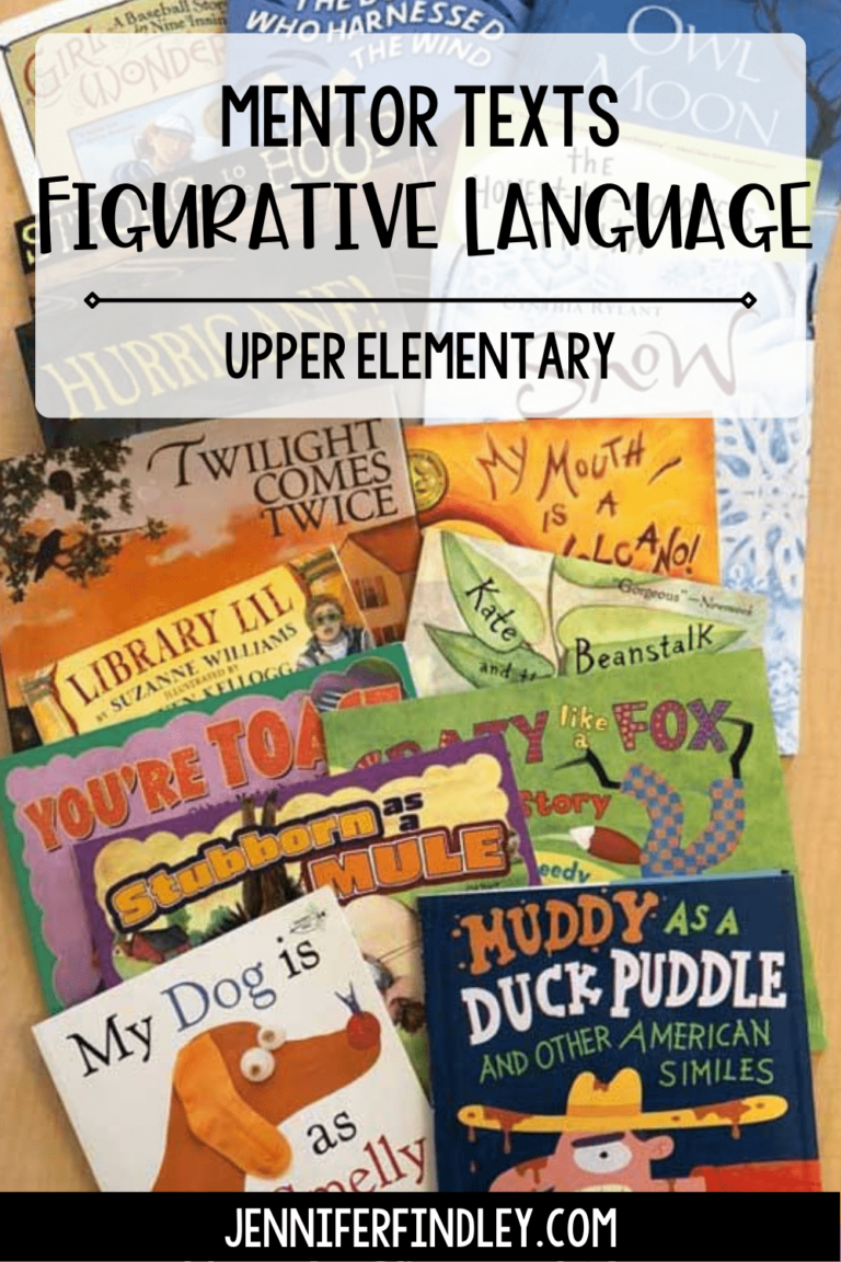 Read Alouds for Teaching Figurative Language Mentor Texts for Reading