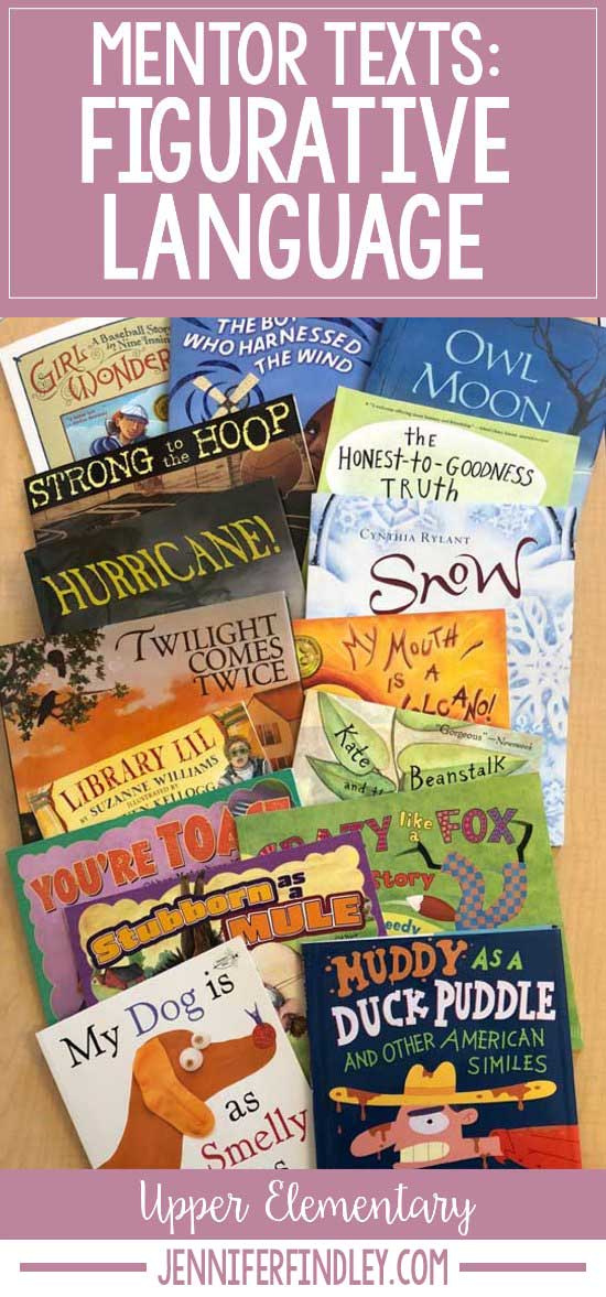 Teaching figurative language in 5th grade is a lot of fun! Check out this post for my go-to read alouds and other tips and resources for teaching figurative language.