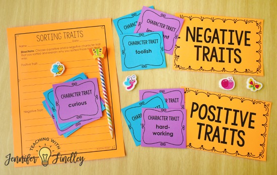 FREE Character Trait Activities! Character traits is an important reading skill to help students fully understand and relate to characters. This post shares tips for teaching and several free character trait activities for grades 3-5.